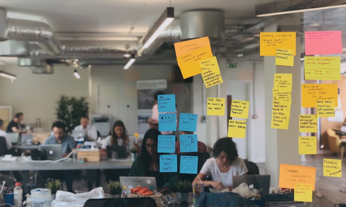 Photo of sticky notes from a PDS