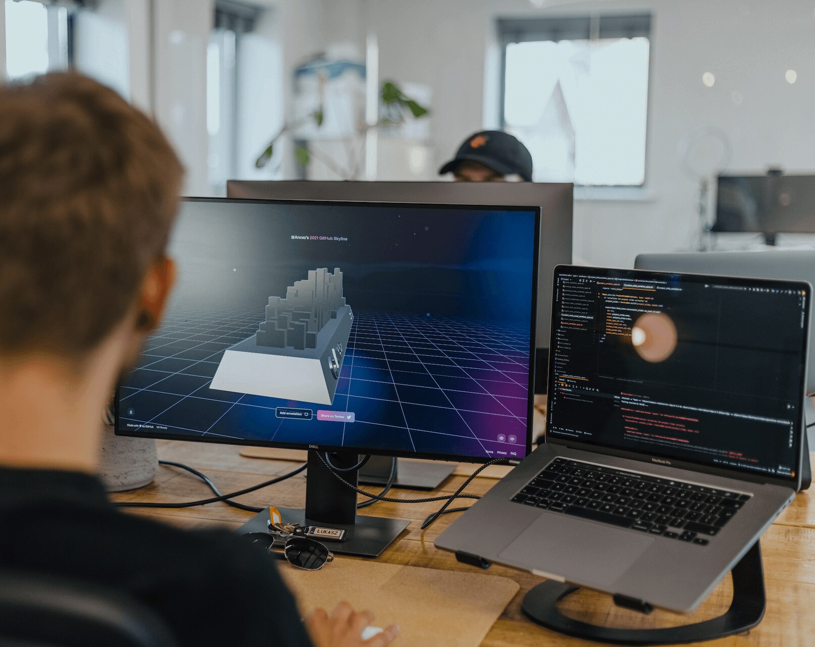 mmtm developer creating a 3D model